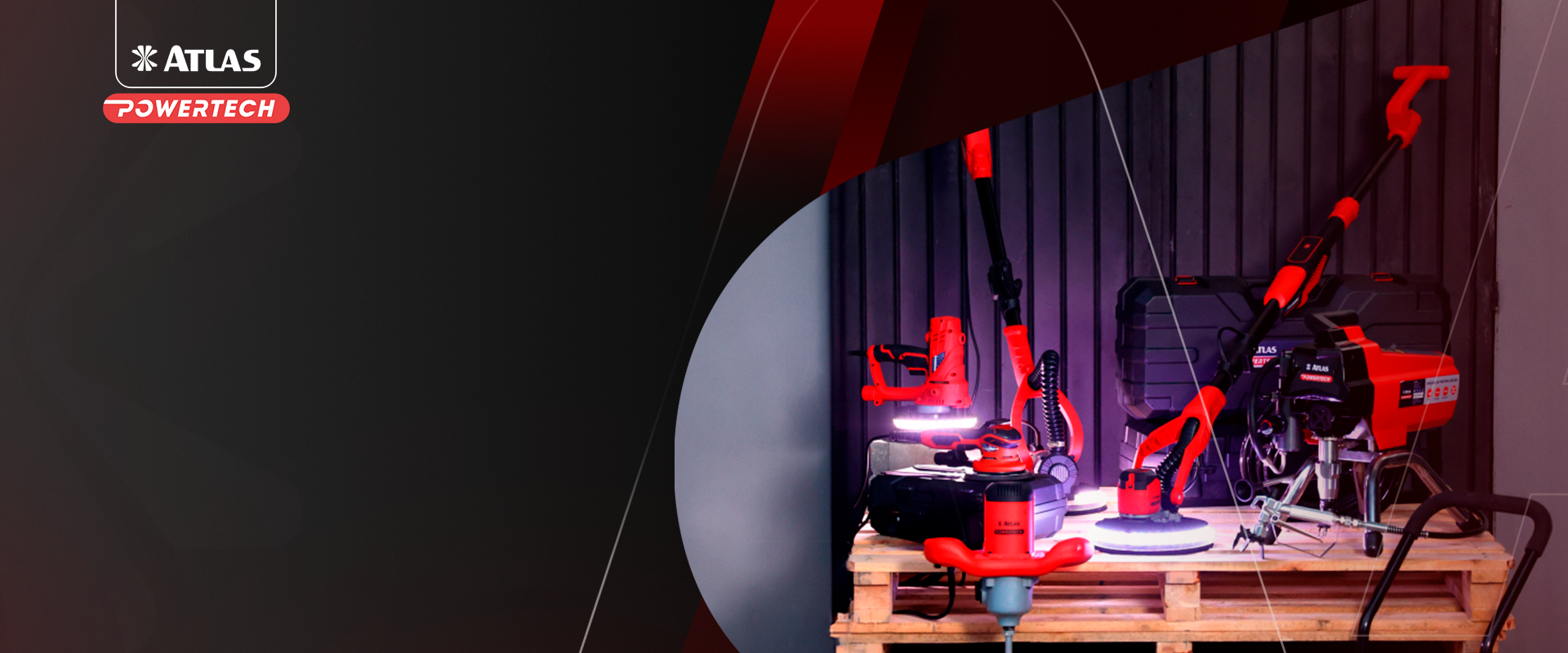 Linha profissional de máquinas elétricas Powertech